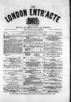London and Provincial Entr'acte Saturday 28 January 1871 Page 1