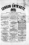 London and Provincial Entr'acte Saturday 18 February 1871 Page 1