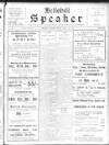 Bellshill Speaker Friday 20 March 1925 Page 1