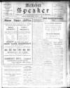 Bellshill Speaker Friday 01 January 1926 Page 1