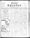 Bellshill Speaker Friday 22 January 1926 Page 1