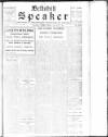 Bellshill Speaker Friday 20 August 1926 Page 1