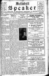 Bellshill Speaker Friday 29 November 1929 Page 1