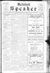 Bellshill Speaker Friday 21 March 1930 Page 1