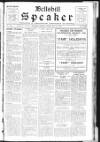 Bellshill Speaker Friday 11 July 1930 Page 1