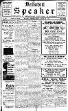 Bellshill Speaker Friday 26 August 1932 Page 1