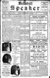 Bellshill Speaker Friday 01 September 1933 Page 1