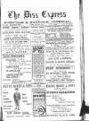 Diss Express Friday 26 May 1916 Page 1