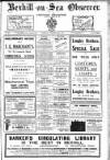Bexhill-on-Sea Observer Saturday 22 November 1913 Page 1