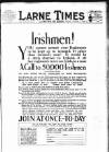 Larne Times Saturday 06 November 1915 Page 1