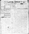 Larne Times Saturday 26 March 1921 Page 1