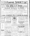 Larne Times Saturday 12 November 1921 Page 1