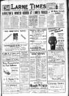 Larne Times Saturday 26 October 1929 Page 1