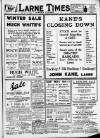 Larne Times Saturday 25 January 1930 Page 1