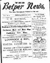 Belper News Friday 28 August 1896 Page 1