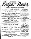 Belper News Friday 11 September 1896 Page 1