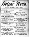 Belper News Friday 16 October 1896 Page 1