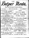 Belper News Friday 23 October 1896 Page 1