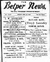 Belper News Friday 06 November 1896 Page 1