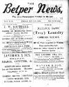 Belper News Friday 13 November 1896 Page 1