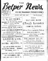 Belper News Friday 20 November 1896 Page 1