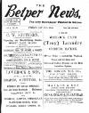 Belper News Friday 27 November 1896 Page 1