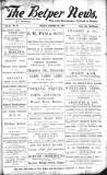 Belper News Friday 22 October 1897 Page 1