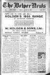 Belper News Friday 20 January 1933 Page 1