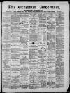 Ormskirk Advertiser Thursday 31 October 1889 Page 1