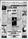 Ormskirk Advertiser Thursday 08 May 1986 Page 1