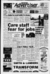 Ormskirk Advertiser Thursday 09 November 1989 Page 1