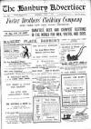 Banbury Advertiser Thursday 01 April 1909 Page 1