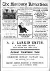 Banbury Advertiser Thursday 08 January 1914 Page 1