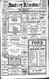 Banbury Advertiser Thursday 25 January 1923 Page 1