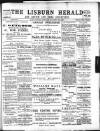 Lisburn Herald and Antrim and Down Advertiser Saturday 24 October 1891 Page 1