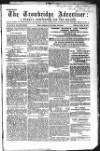 Wiltshire Times and Trowbridge Advertiser Saturday 20 October 1855 Page 1
