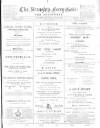 Broughty Ferry Guide and Advertiser Friday 20 June 1890 Page 1