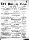 Beverley Echo Tuesday 24 February 1885 Page 1
