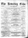 Beverley Echo Tuesday 03 March 1885 Page 1