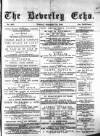 Beverley Echo Tuesday 01 September 1885 Page 1