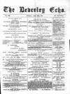 Beverley Echo Tuesday 26 April 1887 Page 1