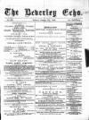 Beverley Echo Tuesday 17 January 1888 Page 1