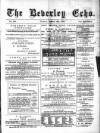 Beverley Echo Tuesday 16 October 1888 Page 1