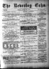 Beverley Echo Tuesday 21 January 1890 Page 1