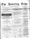 Beverley Echo Tuesday 26 January 1892 Page 1