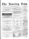 Beverley Echo Tuesday 29 March 1892 Page 1