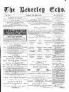Beverley Echo Tuesday 31 May 1892 Page 1