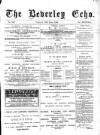 Beverley Echo Tuesday 13 June 1893 Page 1