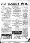 Beverley Echo Tuesday 08 May 1894 Page 1