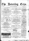 Beverley Echo Tuesday 16 October 1894 Page 1